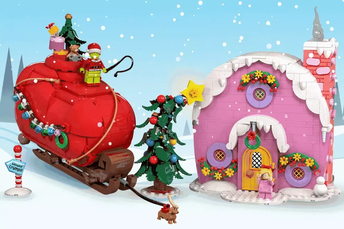 Noi proiecte LEGO Ideas în etapa de analiză: Grinch și o casă de vacanță modernă ating pragul de 10.000 de susținători