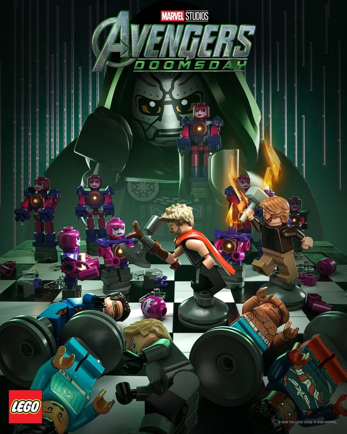 Noi detalii despre LEGO Marvel Avengers: Doomsday și perspectivele unui set de șah cu supereroi
